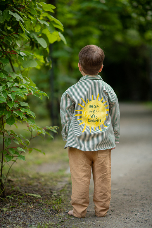 рубашка с солнцем р.104