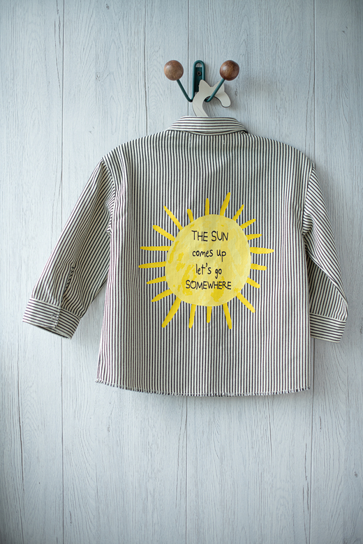 рубашка с солнцем р.104