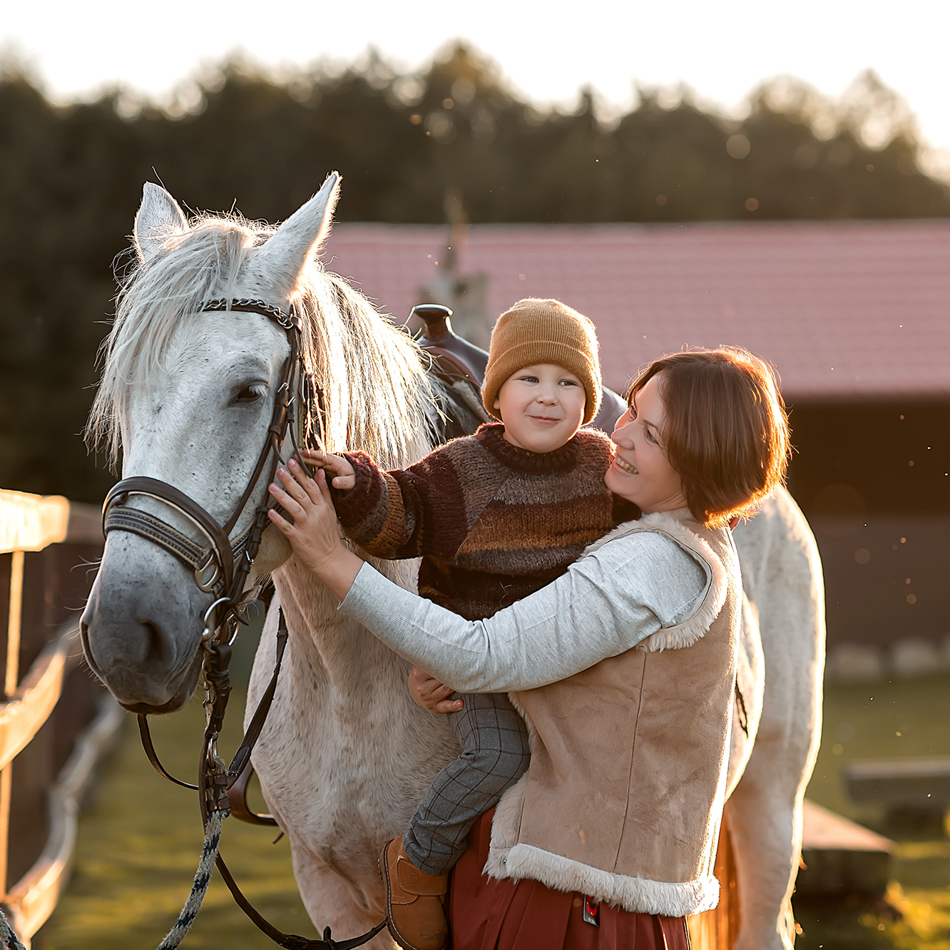 Жилетка меховая р.S