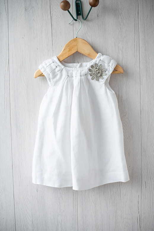 Платье льняное р.74