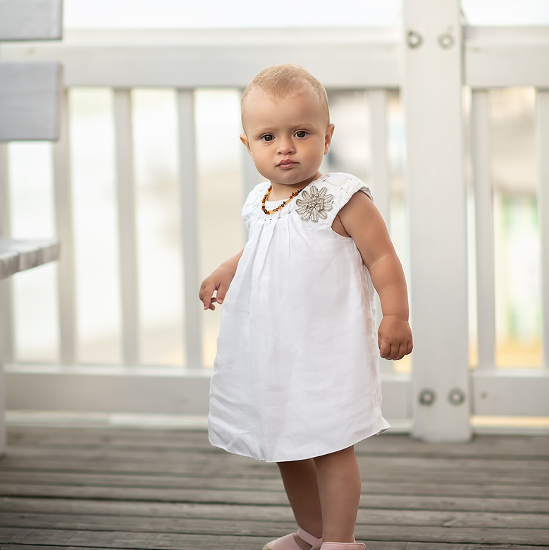 Платье льняное р.74