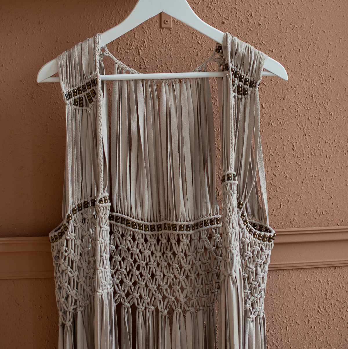 Жилетка из замши