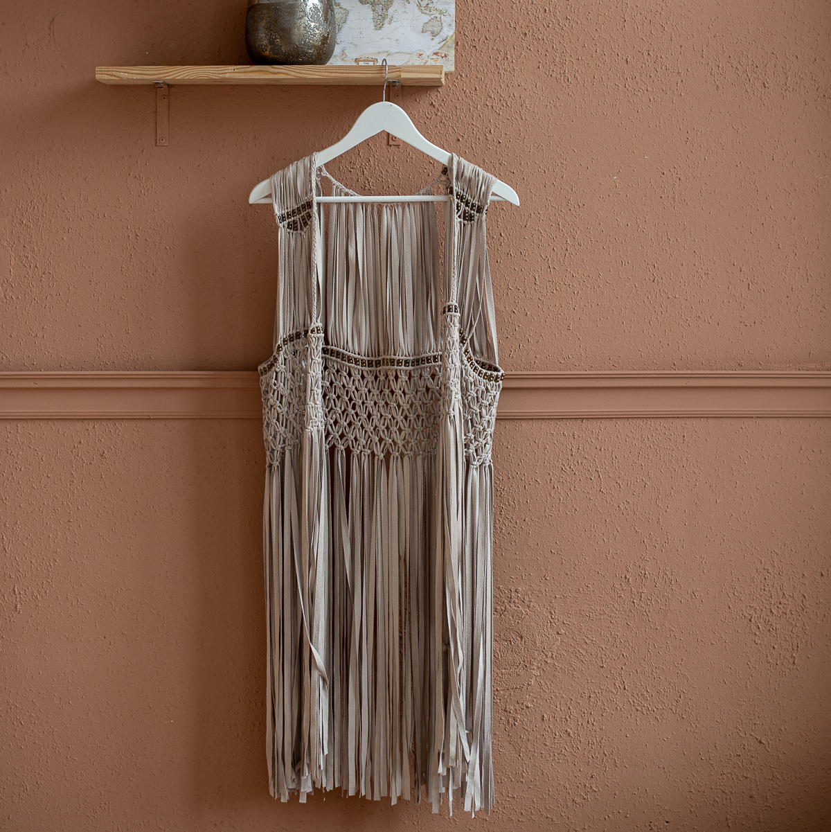 Жилетка из замши