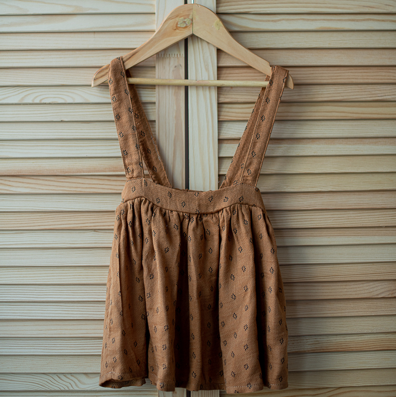 Юбка на бретелях р.100