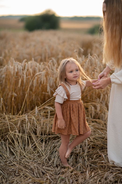 Юбка на бретелях р.100