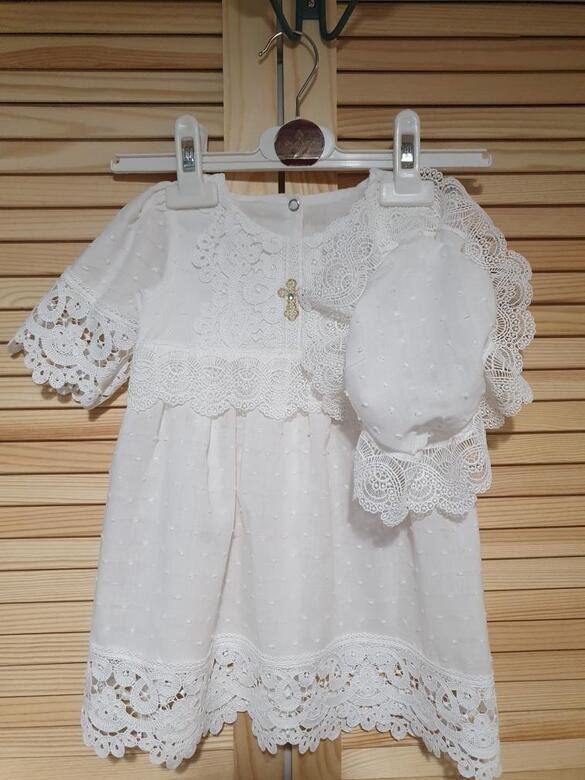 Крестильное платье. "МИЛА"  р. 62-74