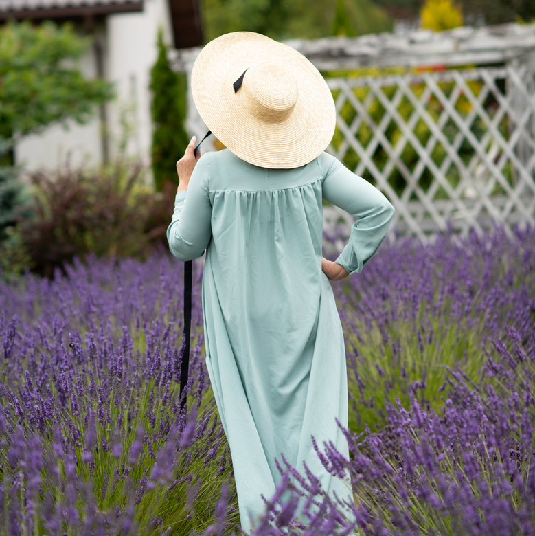 Платье ментол р. M-L