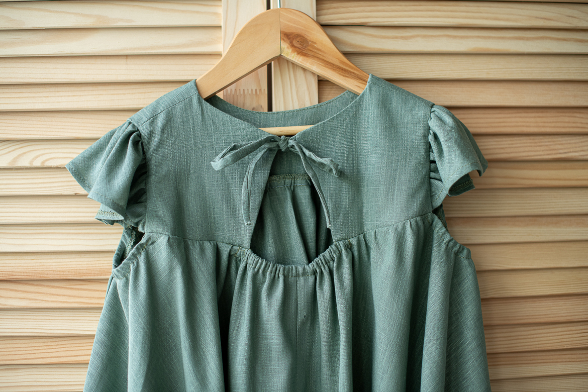 Платье зелёное HONEY р.92-98-104