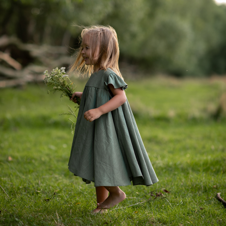 Платье зелёное HONEY р.92-98-104