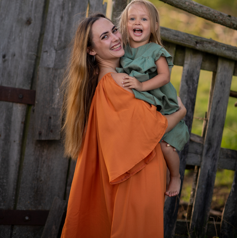 Платье оранжевое р.S-M