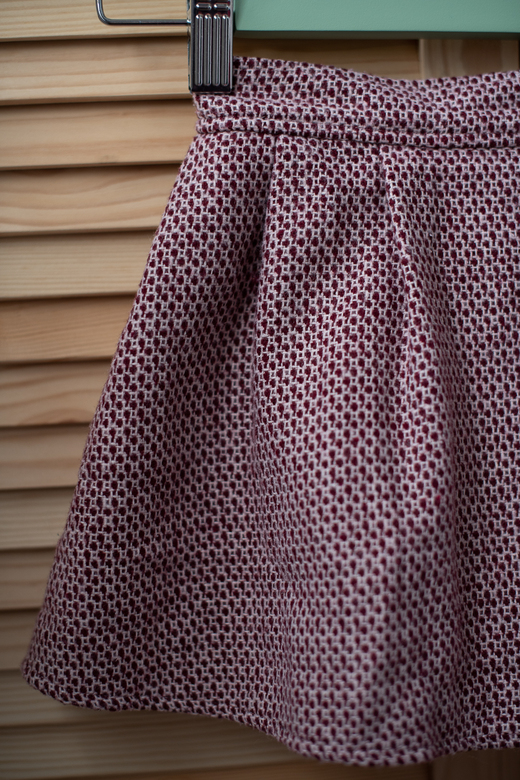 Юбка в рубчик р.98