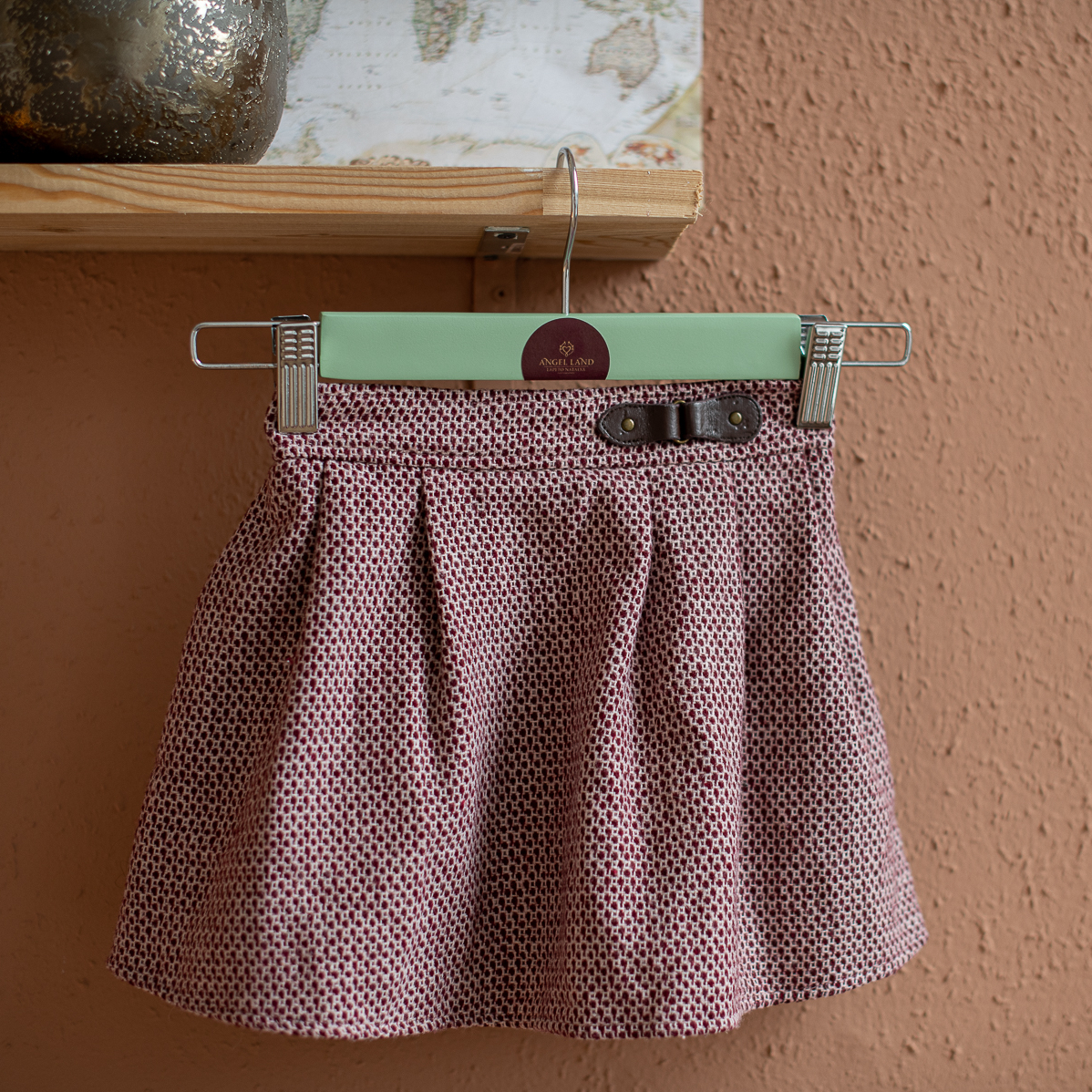 Юбка в рубчик р.98