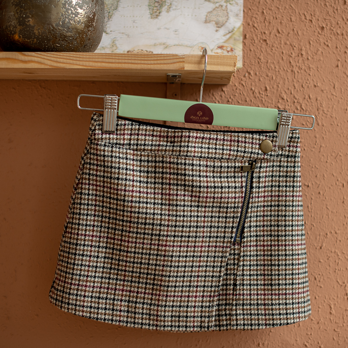 Юбка в клетку р.104-110