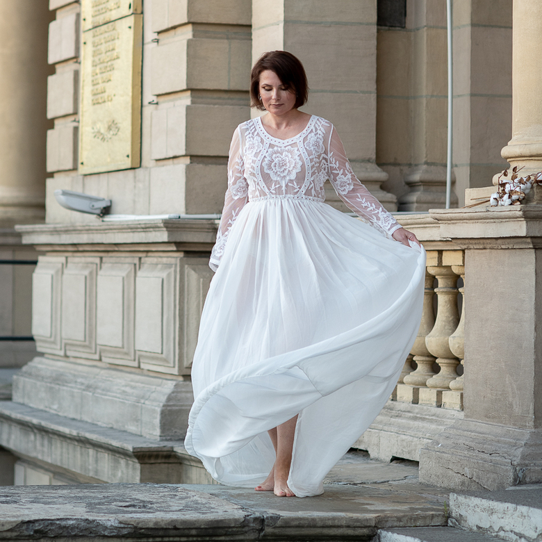 Платье-будуар р.S-M