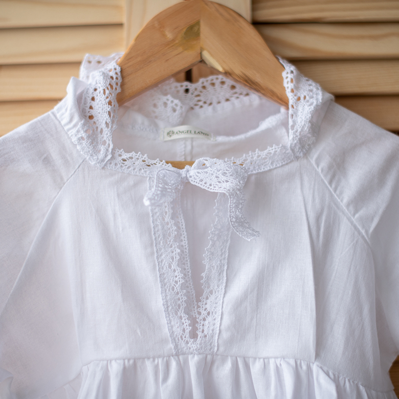 Платье "ЕВДОКИЯ" ANGEL LAND с капюшоном р.92-98