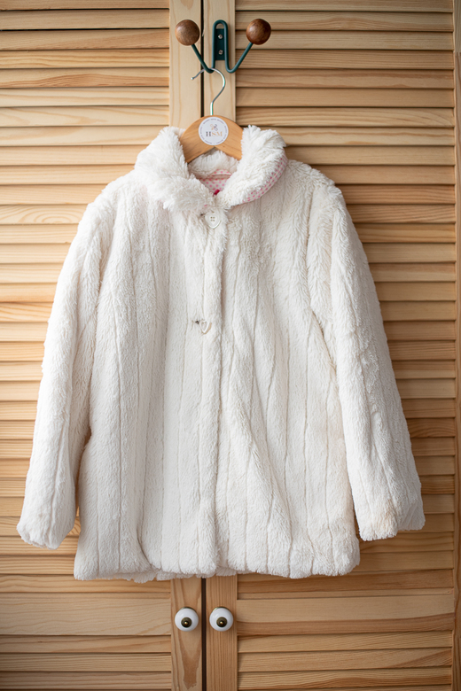 Шуба в полоску р.128