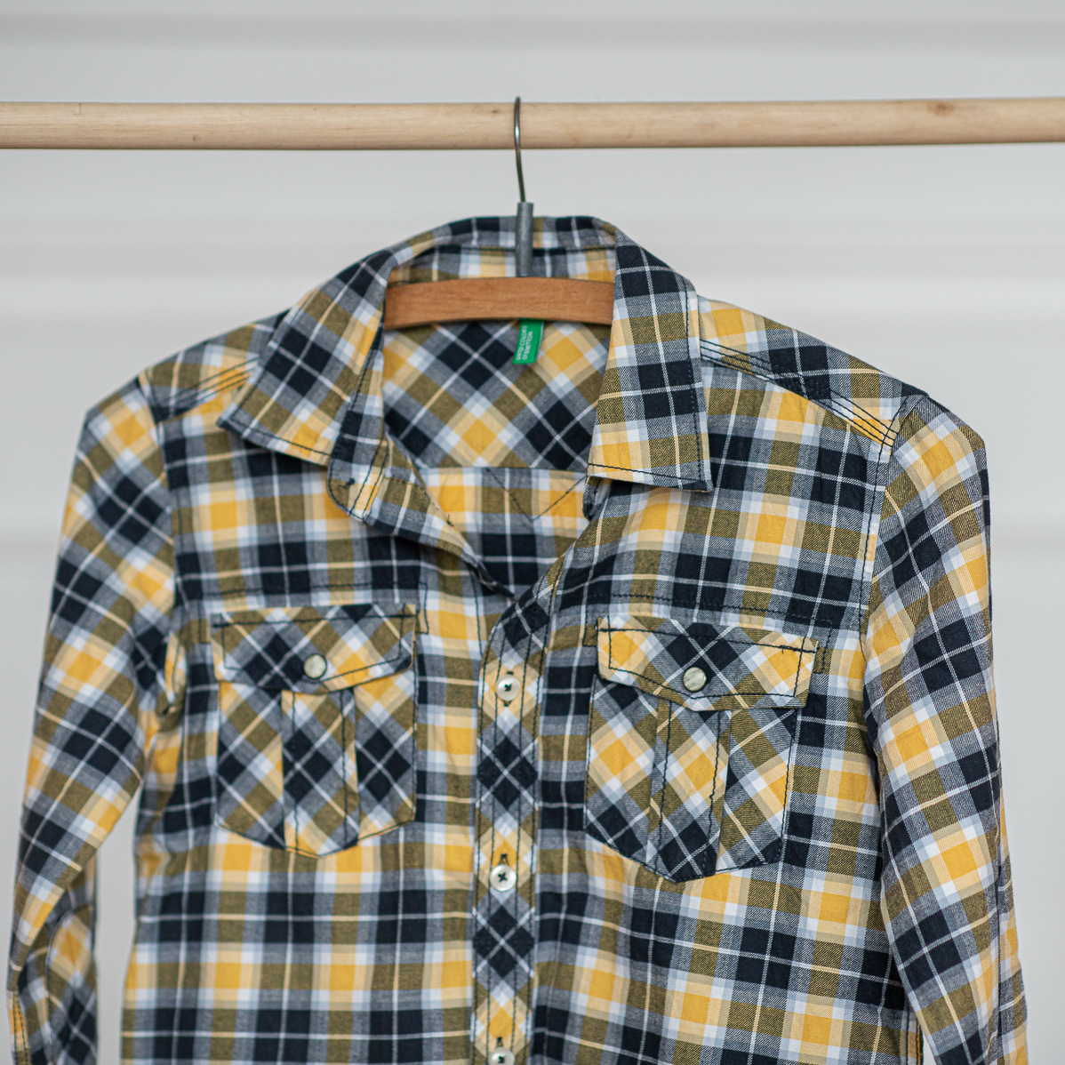 Рубашка  в клетку р.140