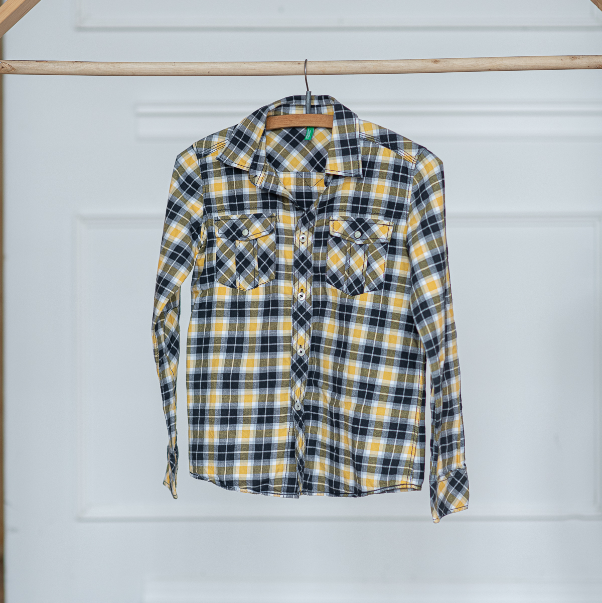 Рубашка  в клетку р.140