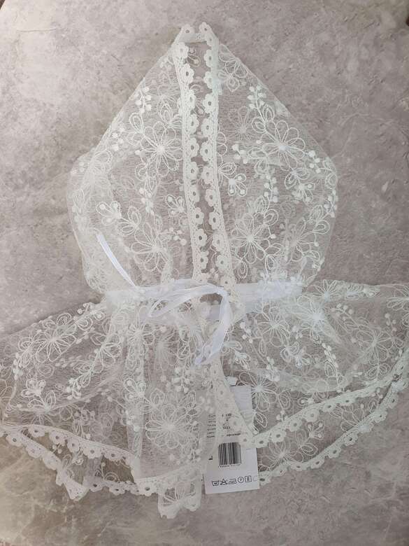 Платок ажурный Ромашка - детский