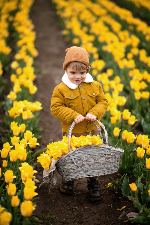 Корзина серая узкая