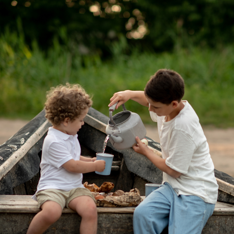 Чайник серый