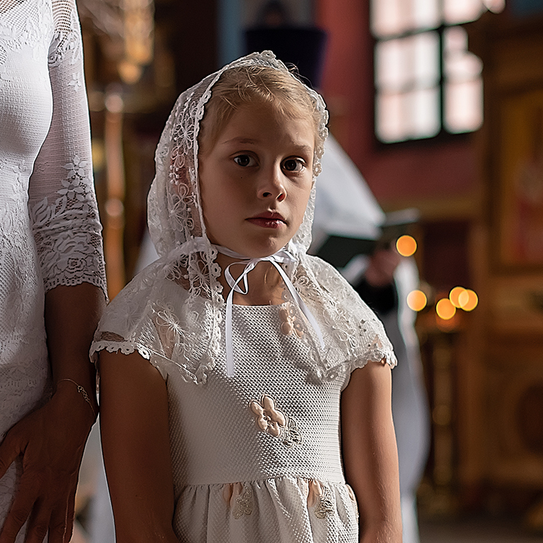 Платок ажурный Роза - детский