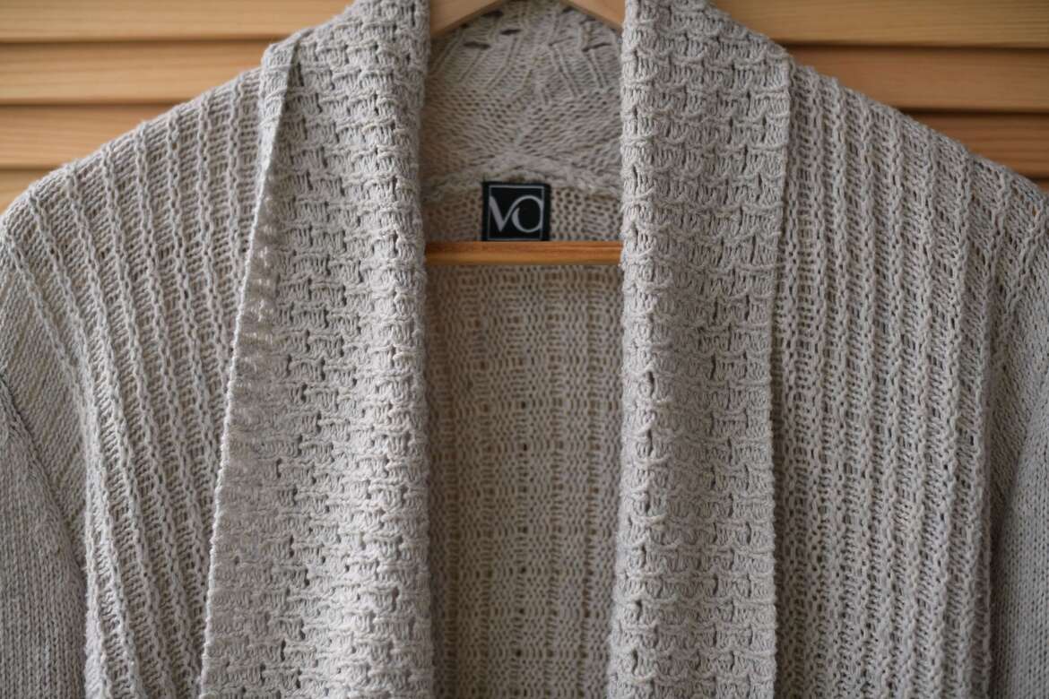 Кардиган серый