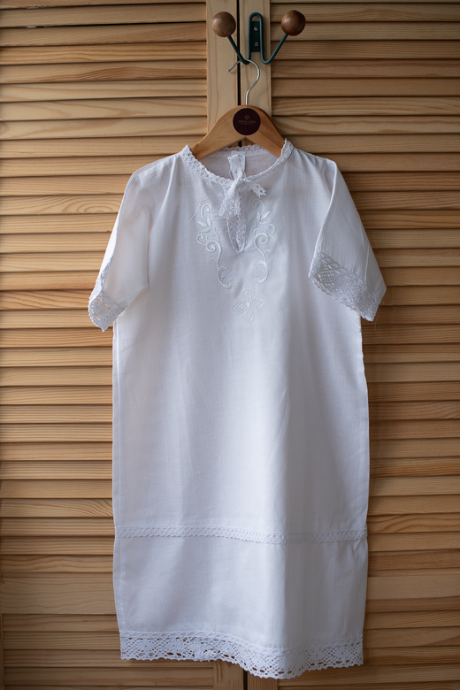 Крестильная рубашка "СОЛНЫШКО" р. 92-104