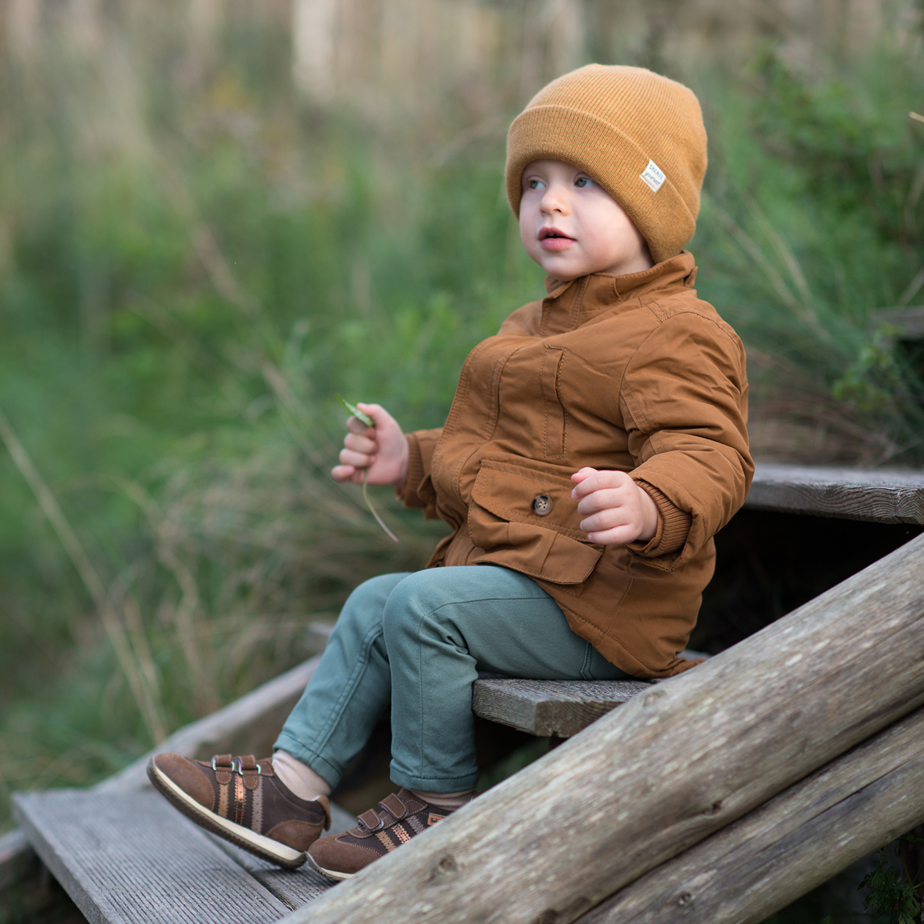 Брюки зелёные р. 80