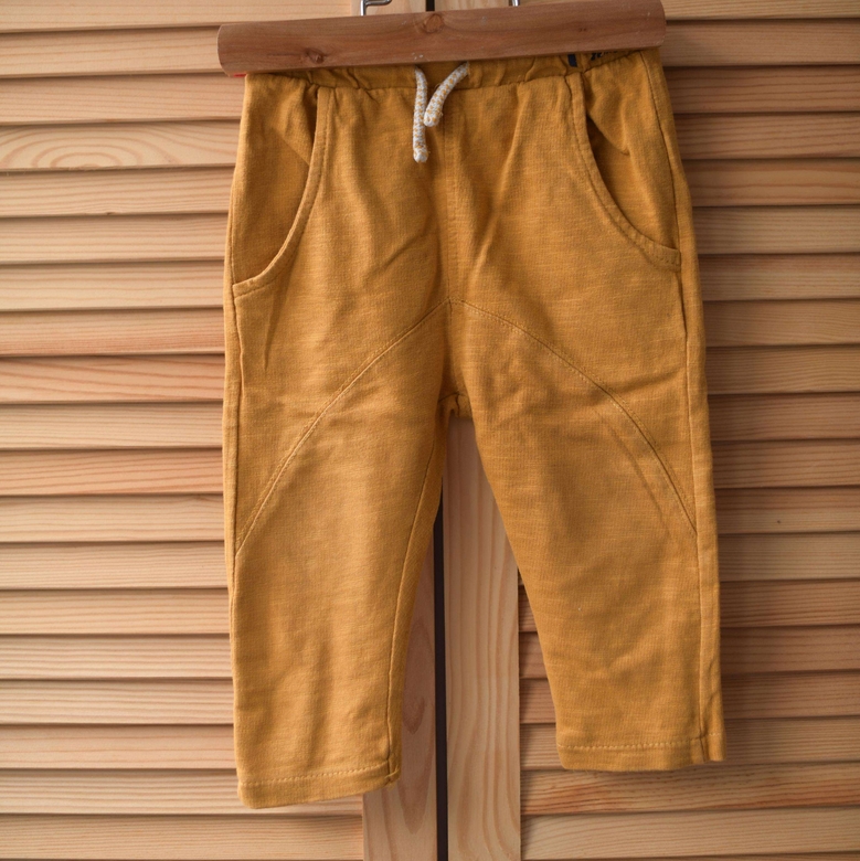 Брюки жёлтые р. 80