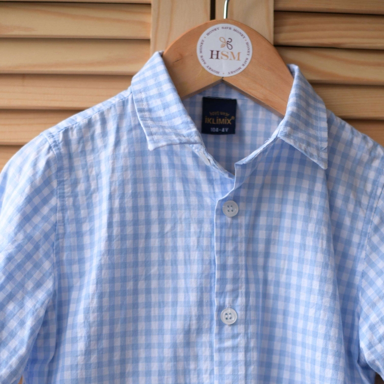 Рубашка в клетку р. 104