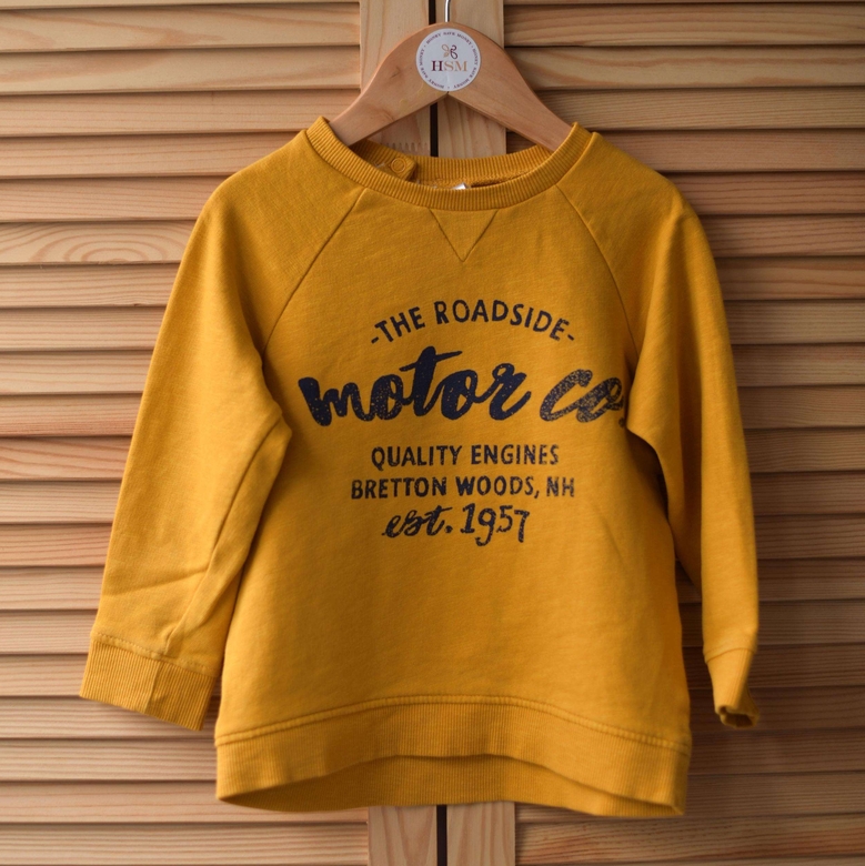 Свитшот жёлтый р. 98