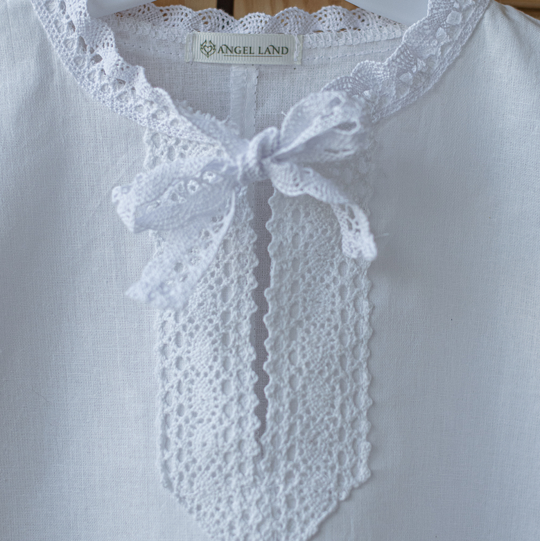 Крестильная рубашка ANGEL LAND "ИВАН" р.74