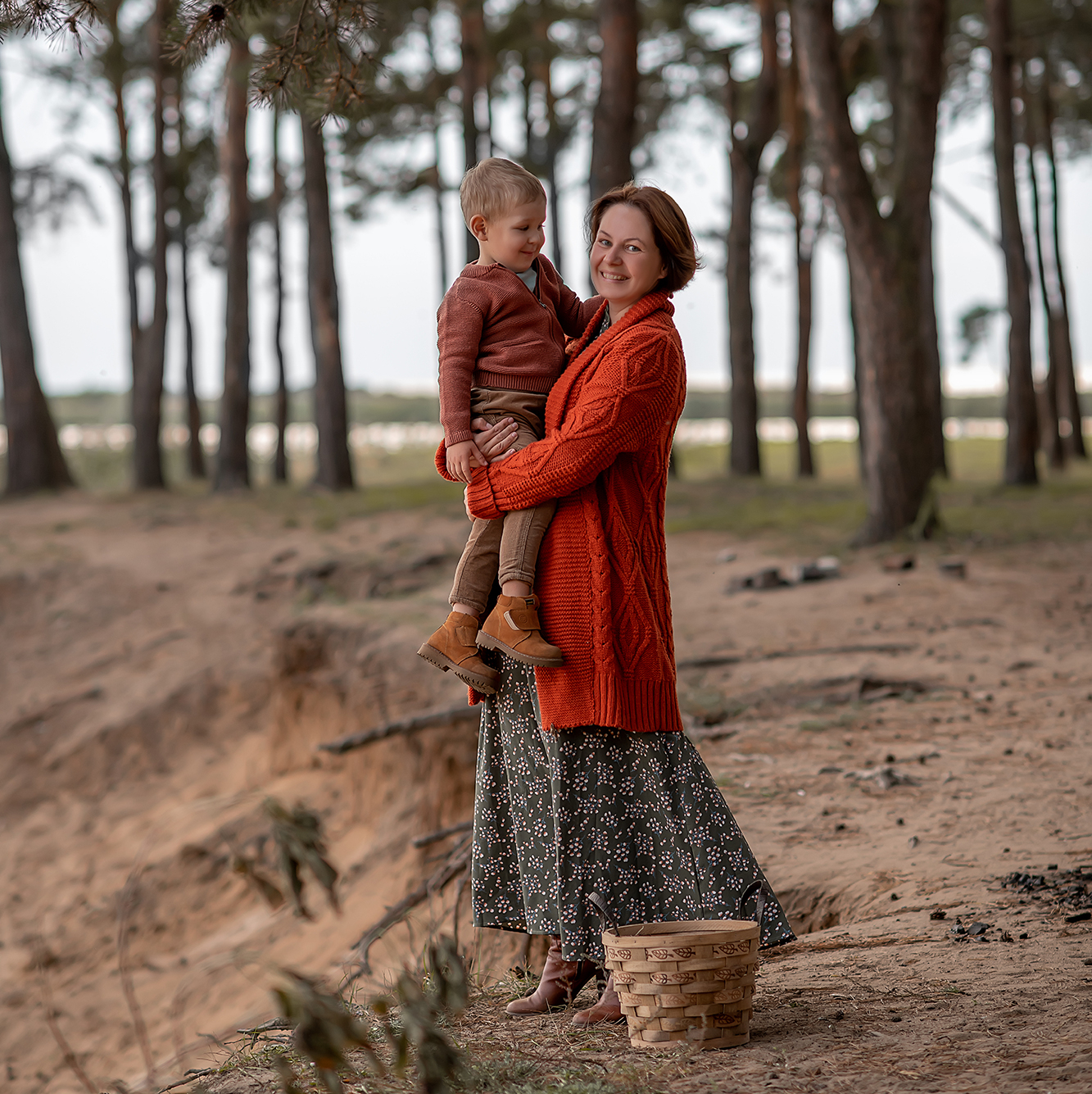 Кардиган оранжевый