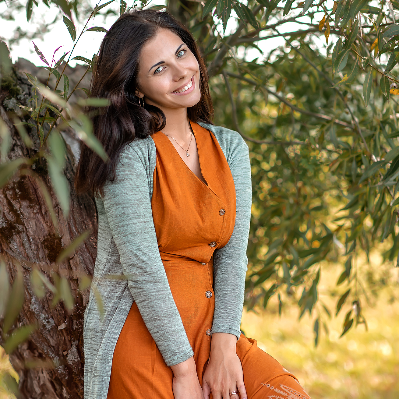 Кардиган тонкий зелёный