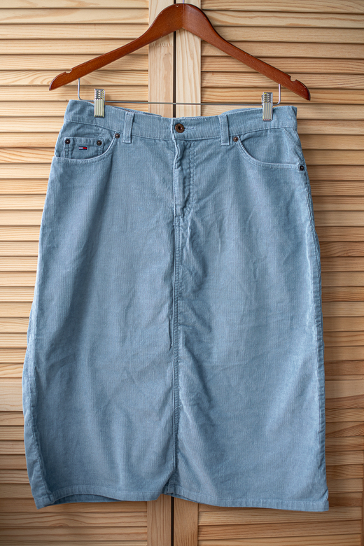 Юбка вельветовая