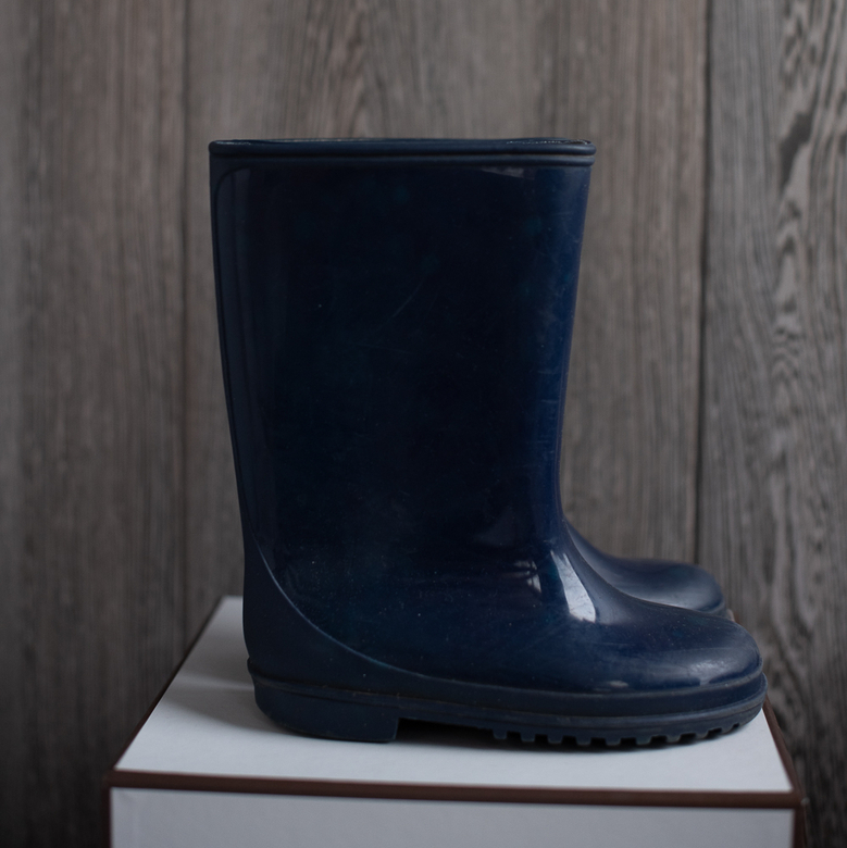 Сапоги резиновые синие р. 27