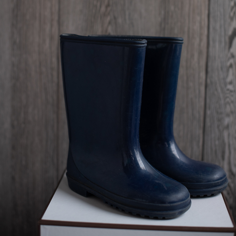 Сапоги резиновые синие р. 27