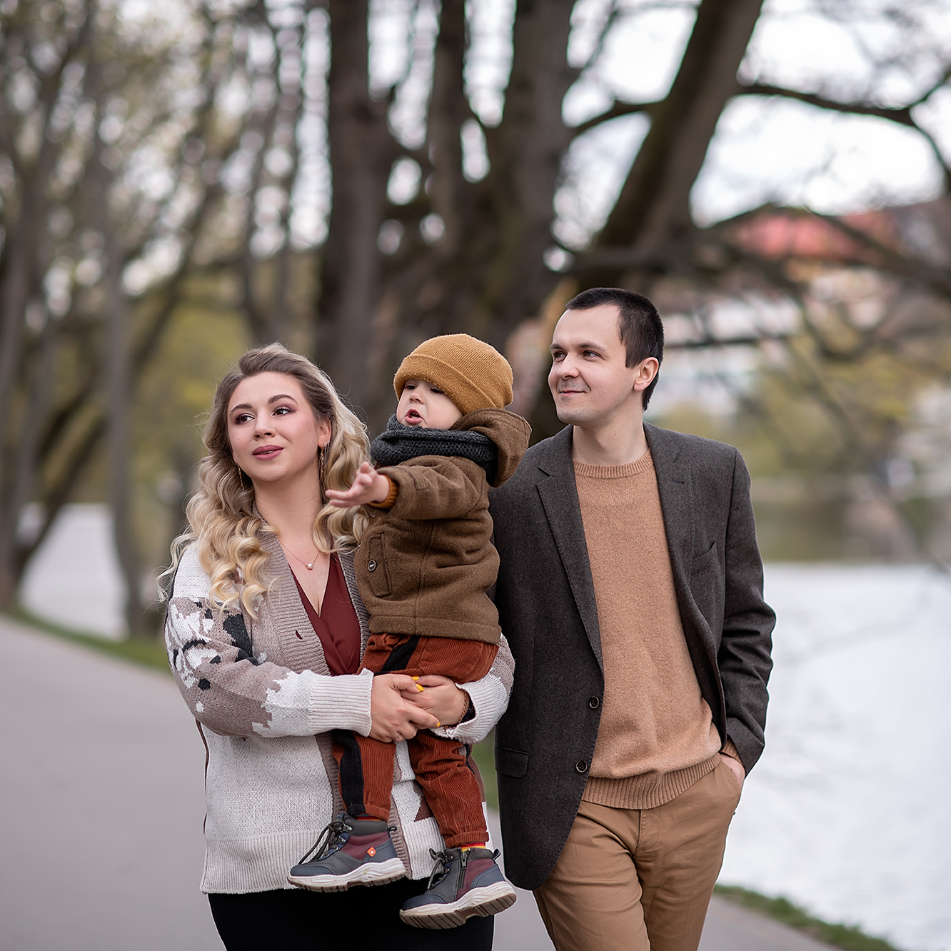 Пиджак коричневый в ёлочку р. L