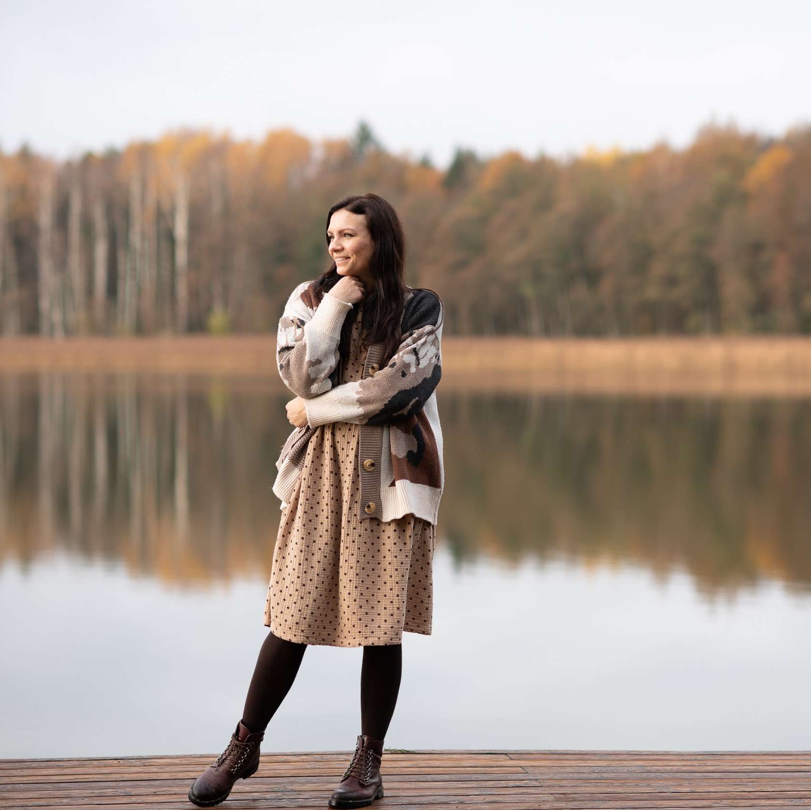 Кардиган камуфляж