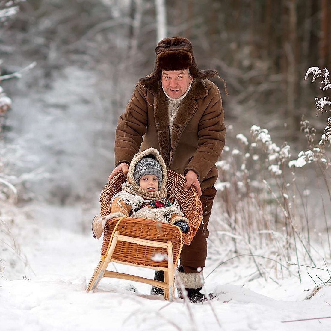 Дублёнка коричневая р. L