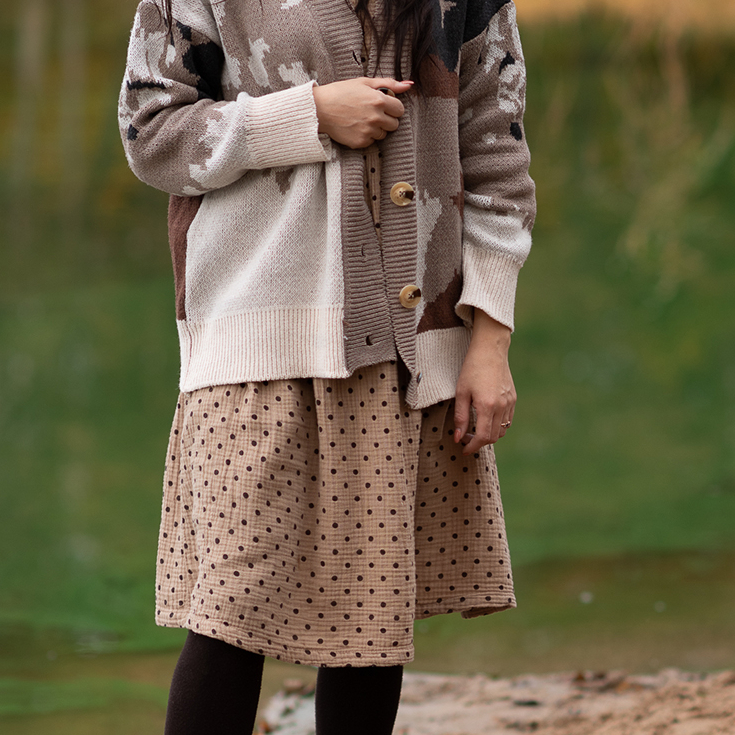 Платье в горошек