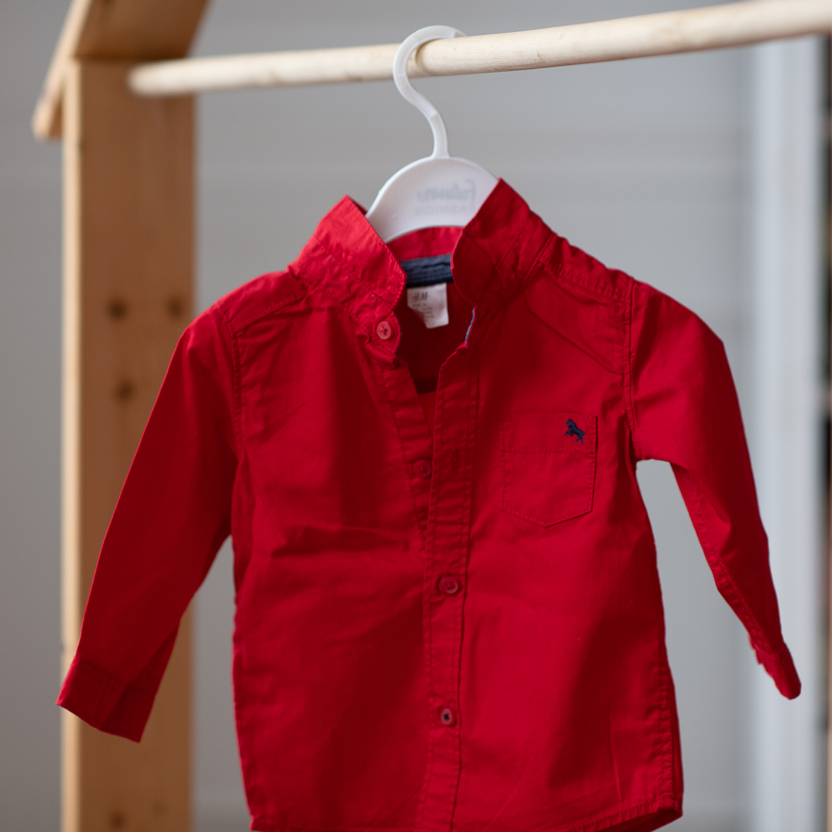 Рубашка красная