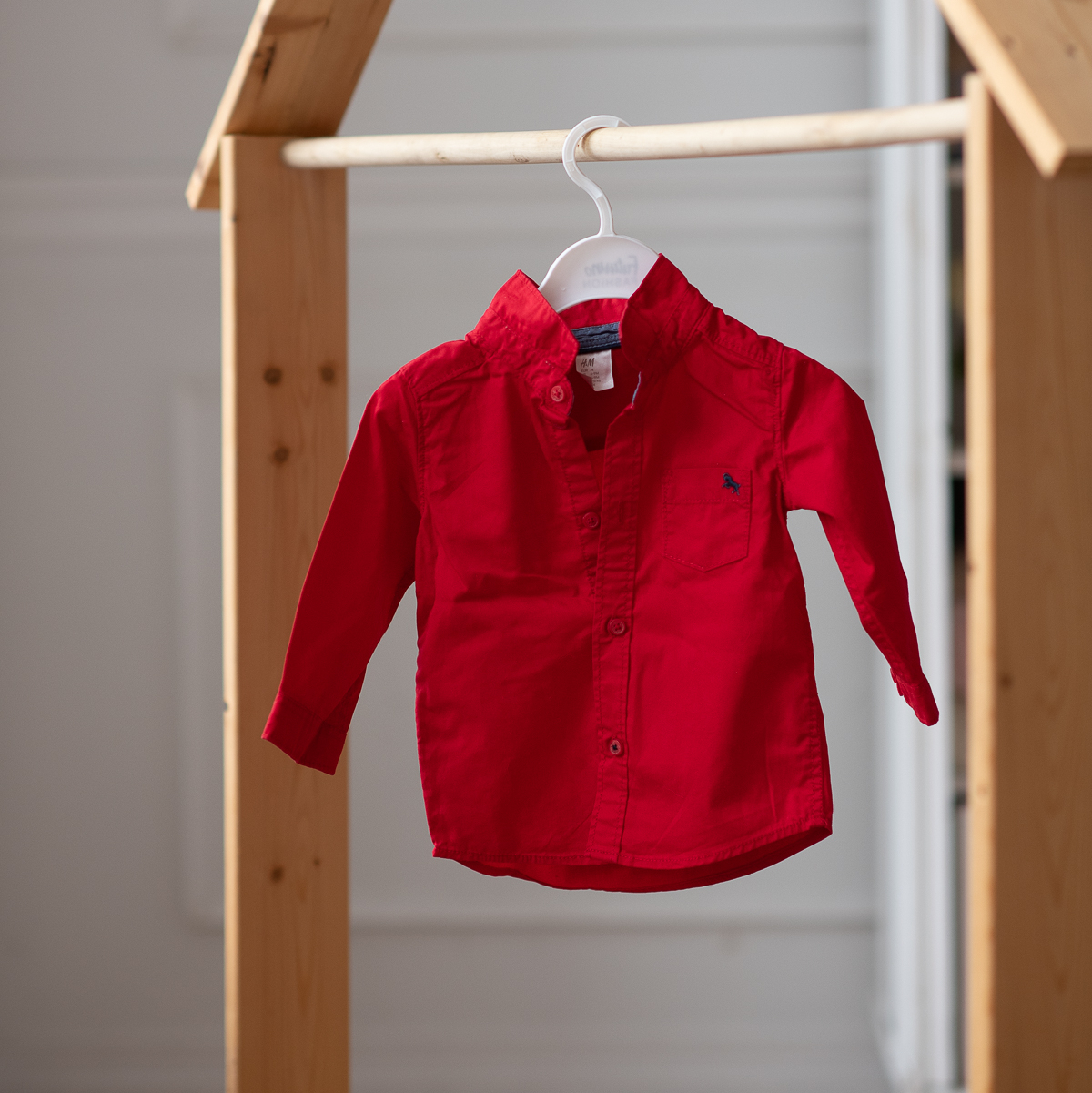 Рубашка красная