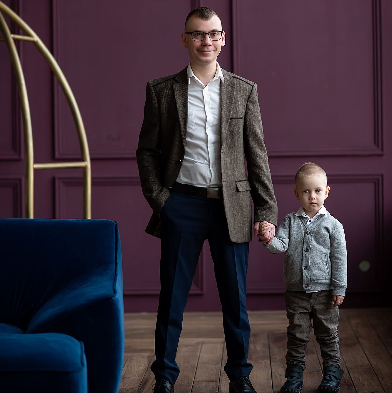 Пиджак коричневый