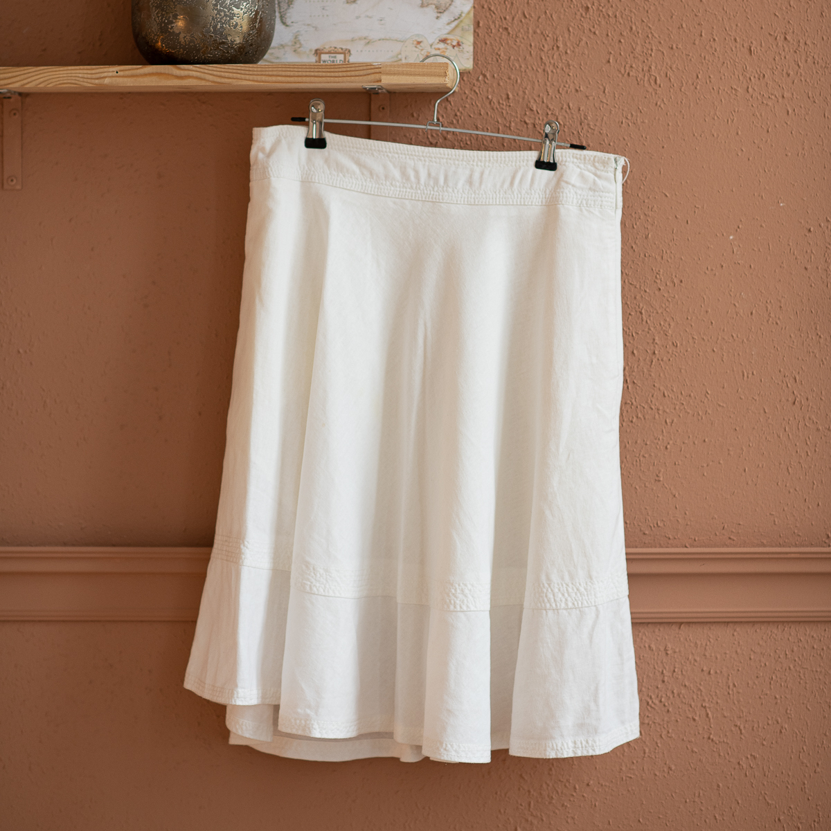 Юбка льняная