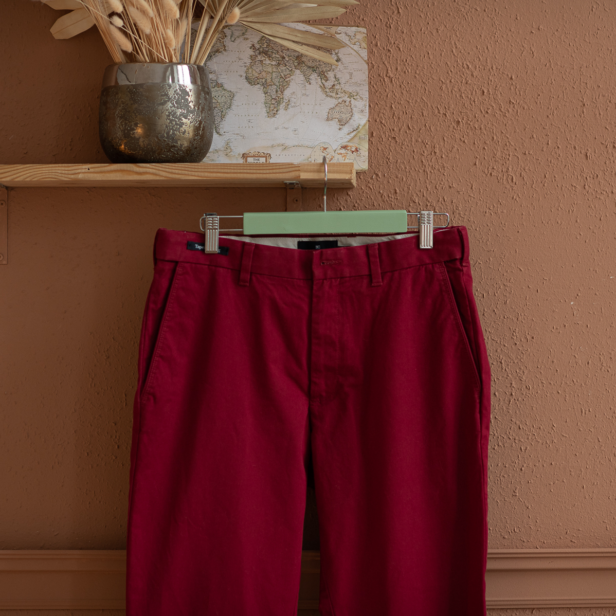 Брюки красные