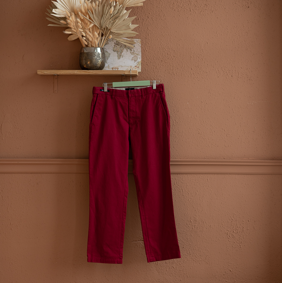 Брюки красные