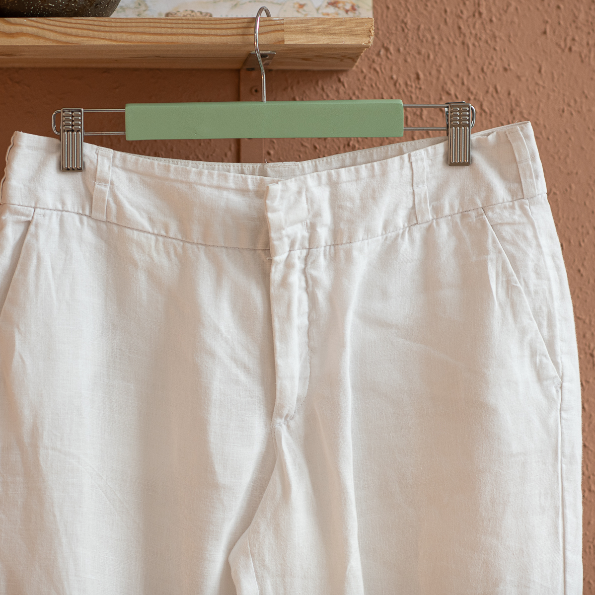 Брюки льняные