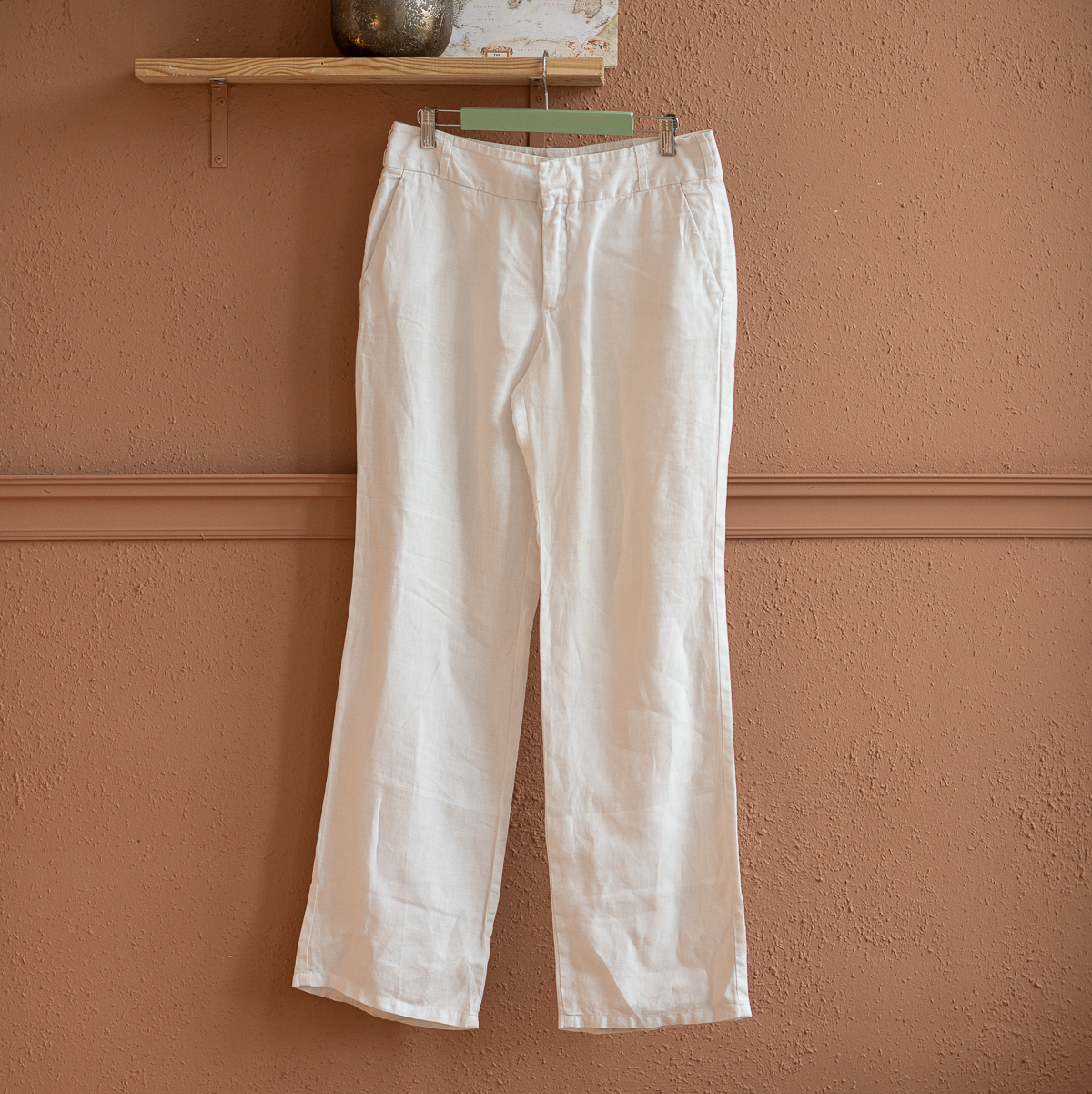 Брюки льняные